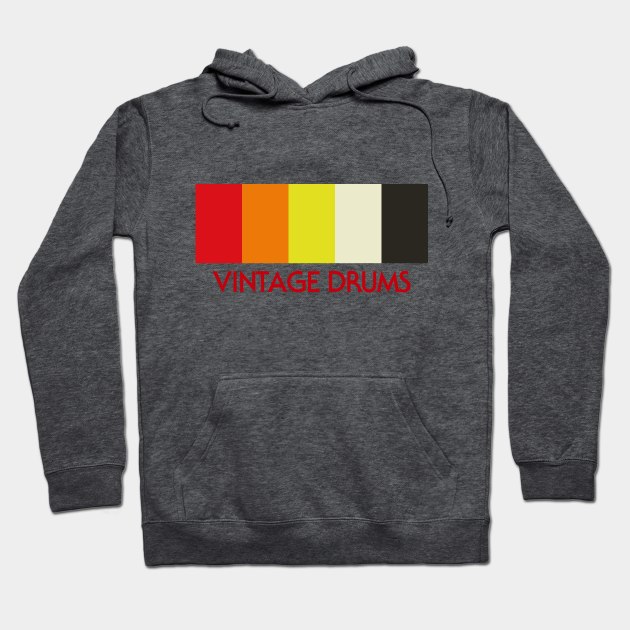 TR-808 STRIPES & FONT #8 Hoodie by RickTurner